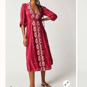 Free People Fable Dress Size Medium, NWT